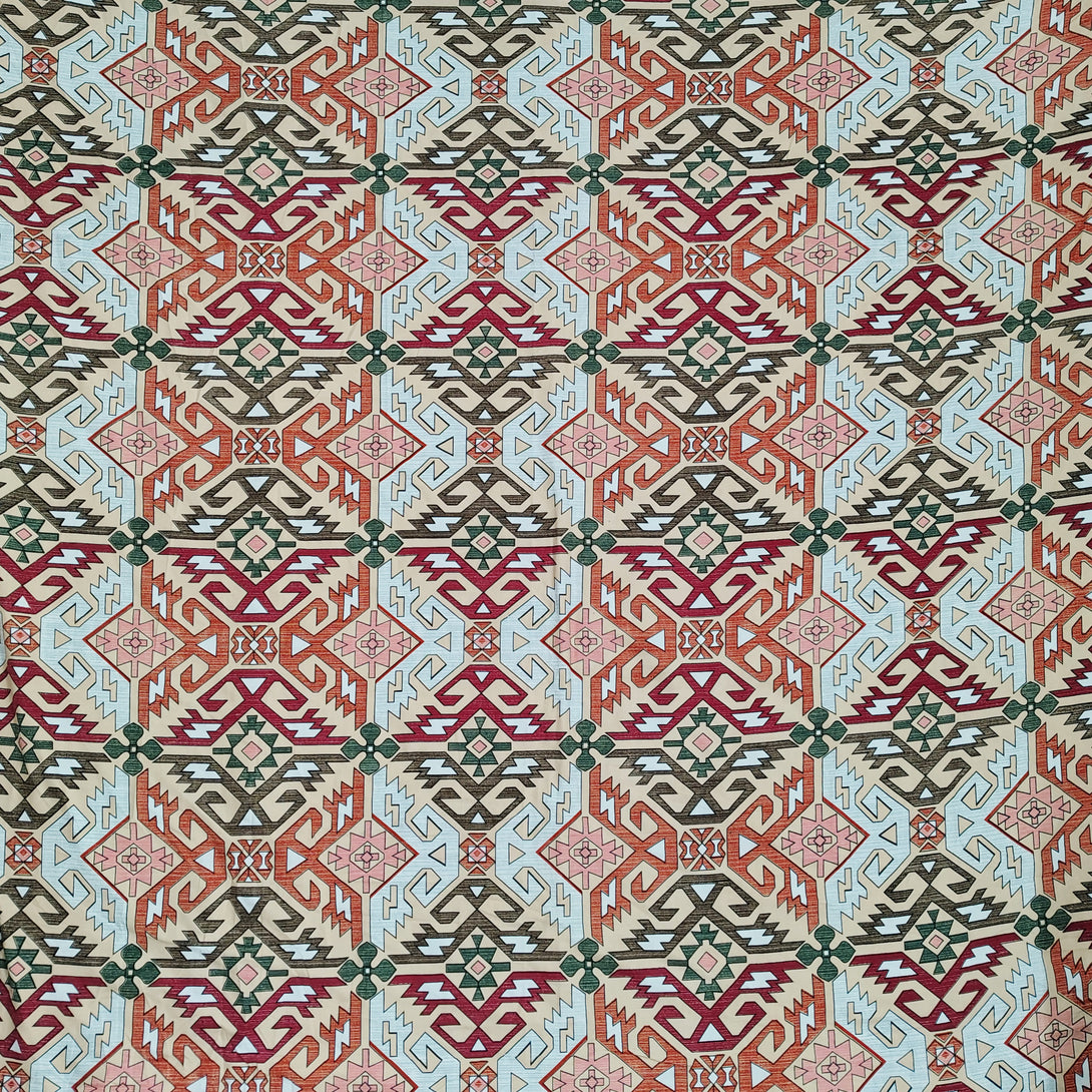 Floral 210 TC Fitted Bedsheet - Multicolor - Braviadecor